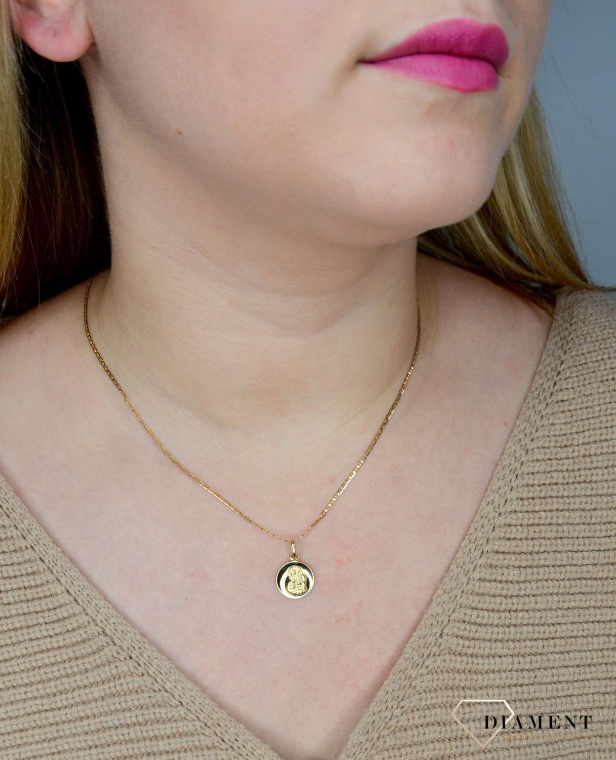 Złoty łańcuszek 333 marina gucci 1,5 mm DIA-LAN-1442-333 1,5mm.jpg